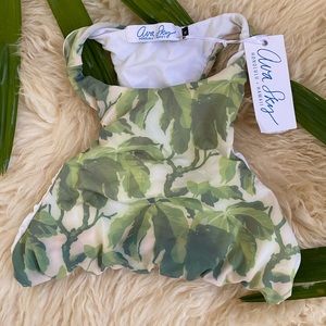 Ava Sky Fighting Eel Racerback Bikini Top Mikoh